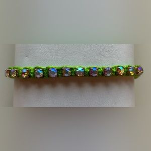 Brand New Threaded Rhinestones Bracelet